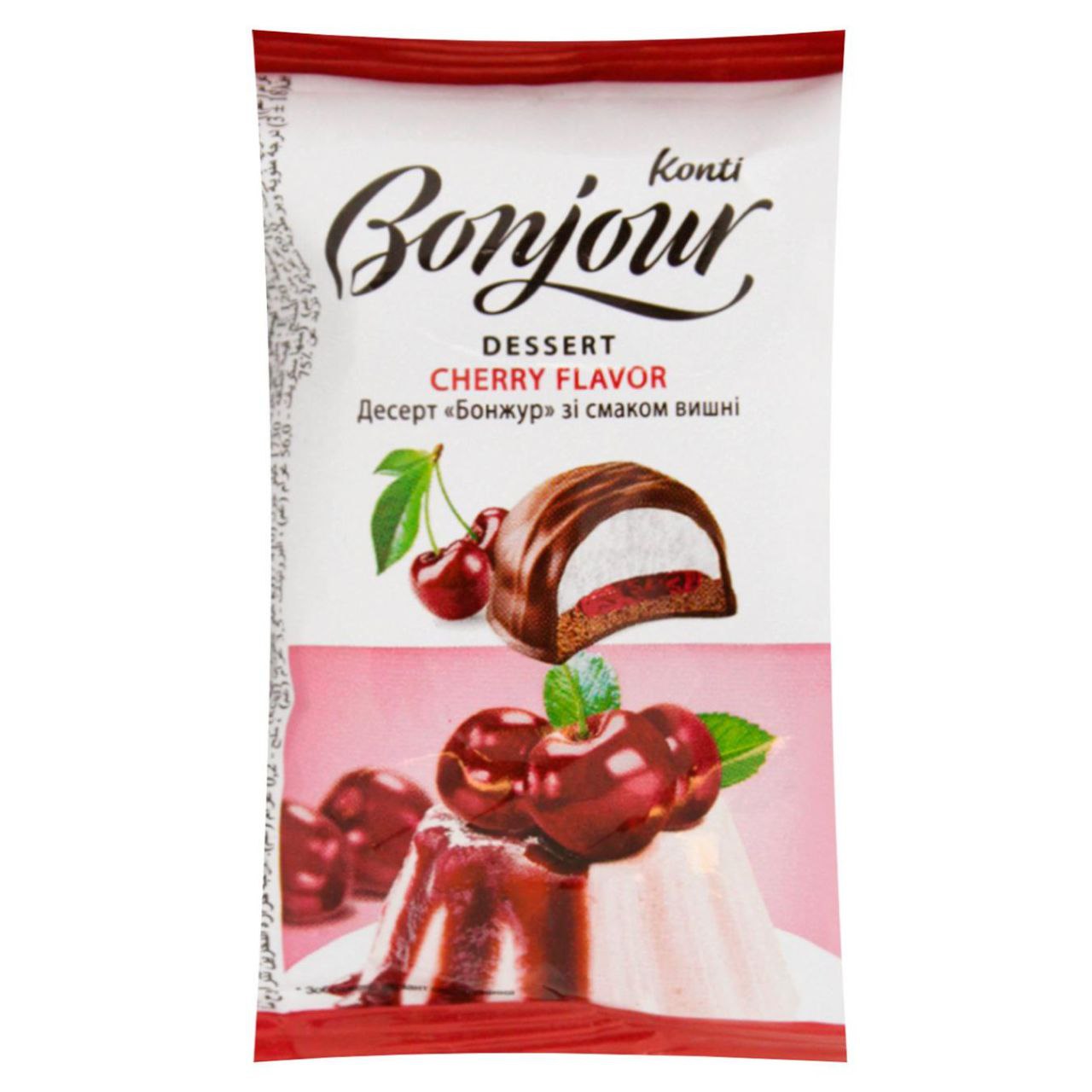 Десерт Бонжур Конті зі смаком вишні 29г